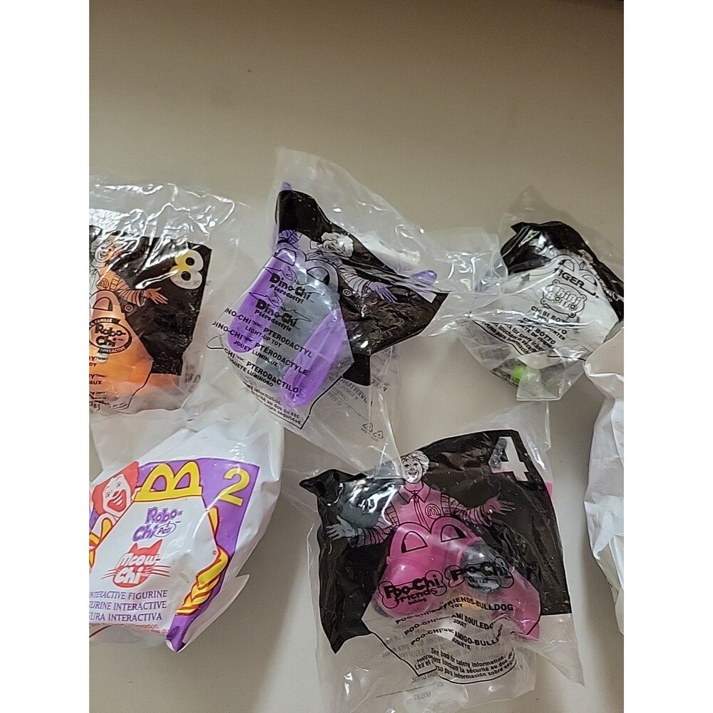 McDonald’s‎ Happy Meal Sega Robo Chi pet  Poo Dino meow Teddy mixed lot - Picture 3 of 11